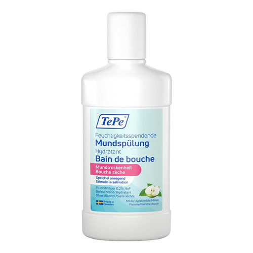 TEPE feuchtigkeitsspend.Mundwasser Apfel/Minze