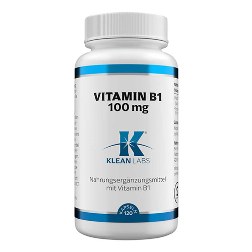 VITAMIN B1 100 mg KLEAN LABS Kapseln