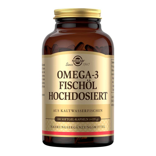 SOLGAR Omega-3 Fisch&ouml;l hochdosiert Kapseln