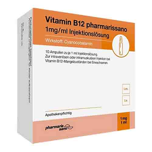 VITAMIN B12 PHARMARISSANO 1 mg/ml Inj.-Lsg.Amp.