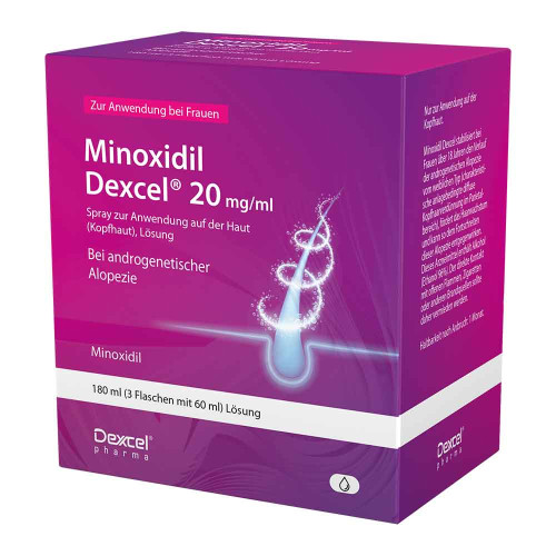 MINOXIDIL Dexcel 20 mg/ml Spray z.Anw.a.d.Kopfhaut