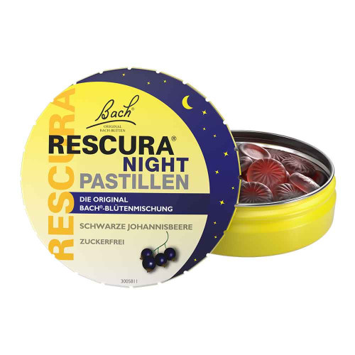 Bachbl&uuml;ten Original Rescura Night Pastillen schwarze Johannisbeere