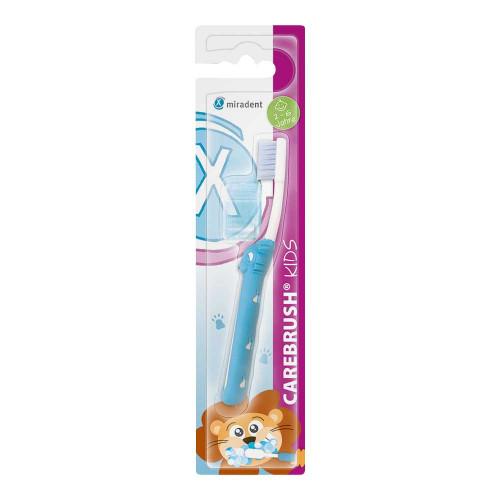 MIRADENT Carebrush Kids Zahnb&uuml;rste 2-6 Jahre blau