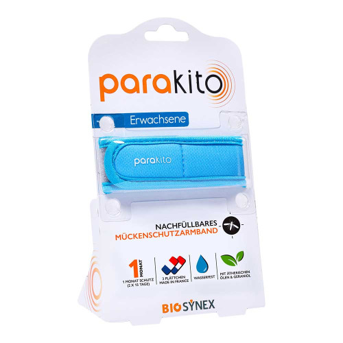 PARA KITO M&uuml;ckenschutz Armband Erw.blau