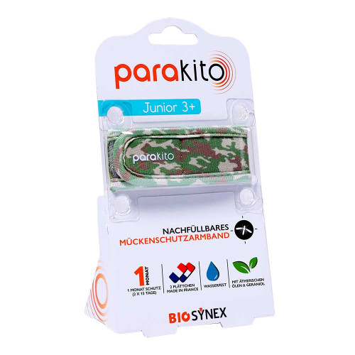 PARA KITO M&uuml;ckenschutz Armband Kids camouflage