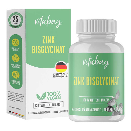 ZINK BISGLYCINAT 25 mg hochdosiert Tabletten