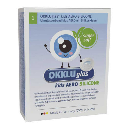 OKKLUGLAS kids AERO SILICONE Uhrglasv.Silikonkleb.