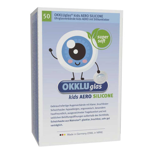 OKKLUGLAS kids AERO SILICONE Uhrglasv.Silikonkleb.