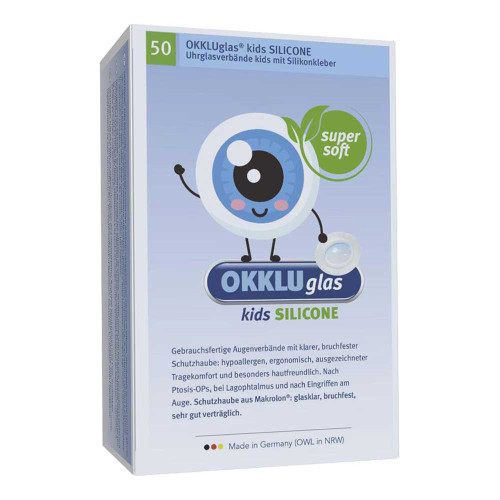 OKKLUGLAS kids SILICONE Uhrglasv.Silikonkleber