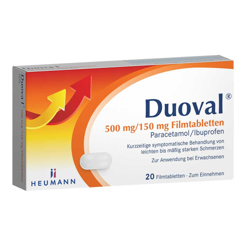 DUOVAL 500 mg/150 mg Filmtabletten