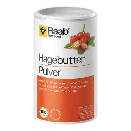 RAAB Vitalfood Hagebutte Bio Pulver