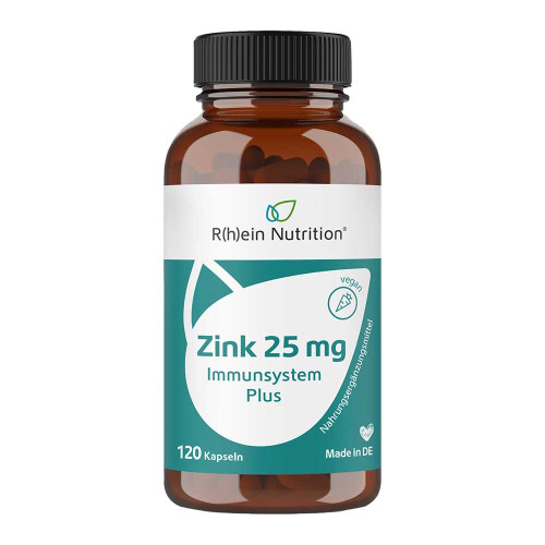 ZINK 25 mg Immunsystem Plus hochdosiert+vegan Kps.