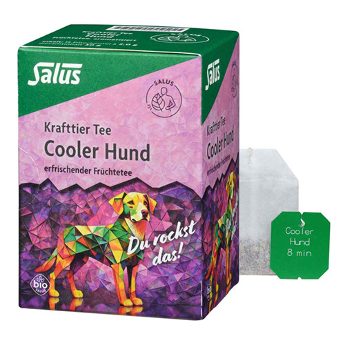 KRAFTTIER Tee Cooler Hund Bio Salus Filterbeutel