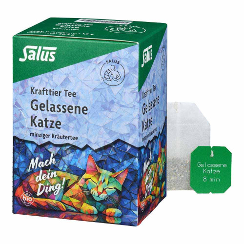 KRAFTTIER Tee Gelassene Katze Bio Salus Filterbtl.