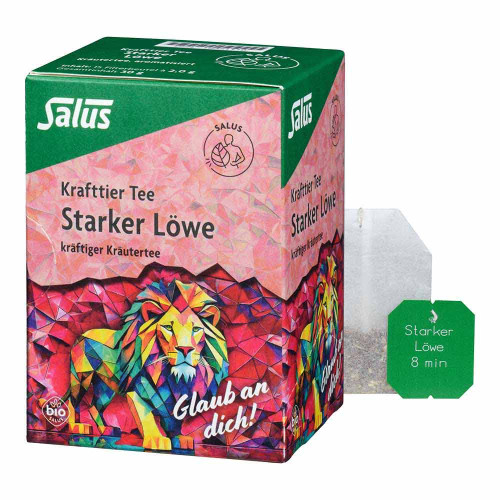 KRAFTTIER Tee Starker L&ouml;we Bio Salus Filterbeutel
