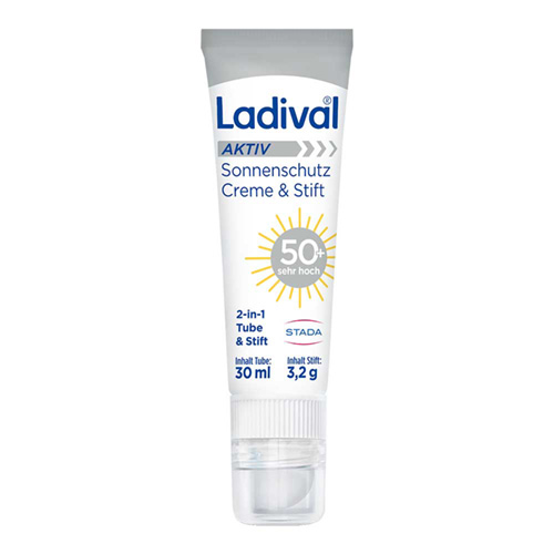 LADIVAL Aktiv Sonnenschutz Creme & Stift LSF 50+
