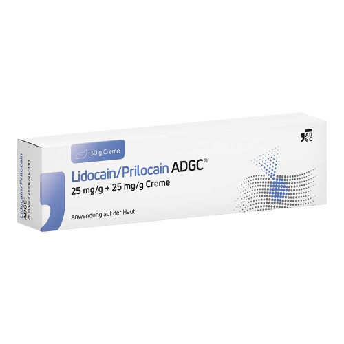 LIDOCAIN/PRILOCAIN ADGC 25 mg/g + 25 mg/g Creme