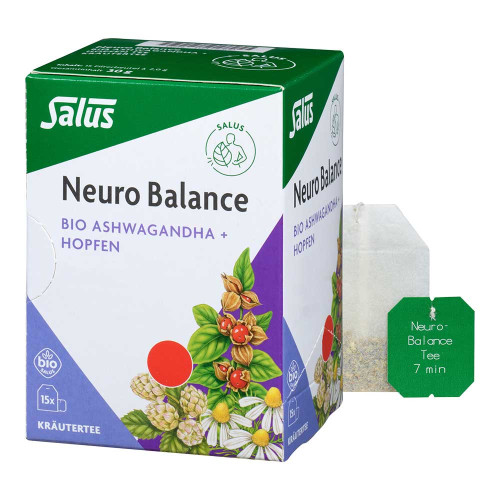 NEURO BALANCE Bio Ashwagandha+Hopfen Tee Salus