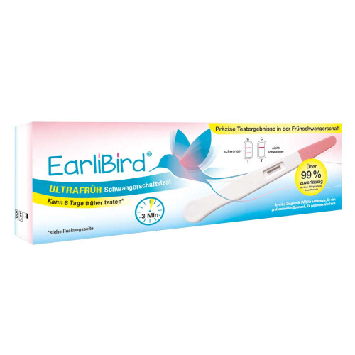 EARLIBIRD Ultrafr&uuml;h Schwangerschaftstest Urin