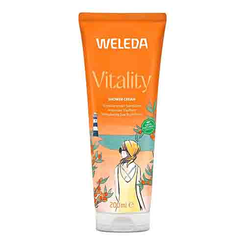 WELEDA Vitality Shower Cream Sanddorn