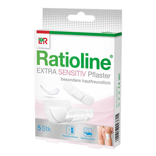 RATIOLINE EXTRA SENSITIV Pflaster 2 Gr&ouml;&szlig;en