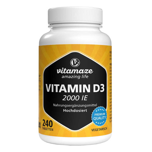 VITAMIN D3 2.000 I.E. vegetarisch Tabletten