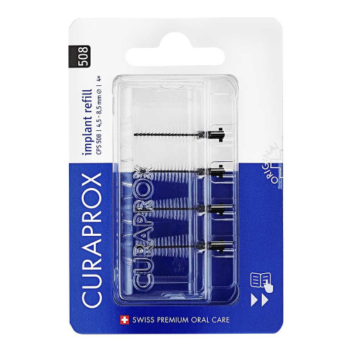 Curaprox Cps 508 Interdentalb&uuml;rste implant 1,7 - 8,5 mm
