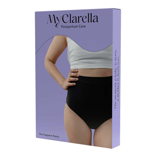 THE SUPPORT Panty Wochenbett Unterhose L schwarz