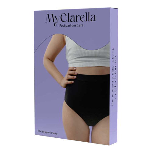 THE SUPPORT Panty Wochenbett Unterhose XL schwarz