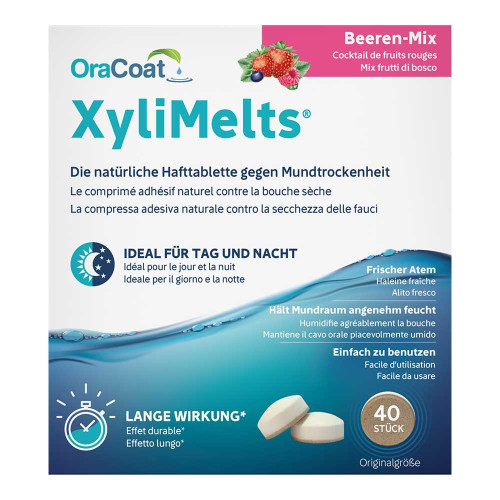 XYLIMELTS Hafttabletten Beeren-Mix OraCoat