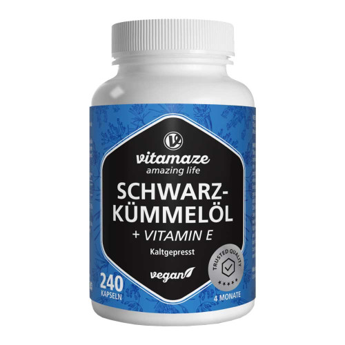 SCHWARZK&Uuml;MMEL&Ouml;L Kapseln+Vitamin E
