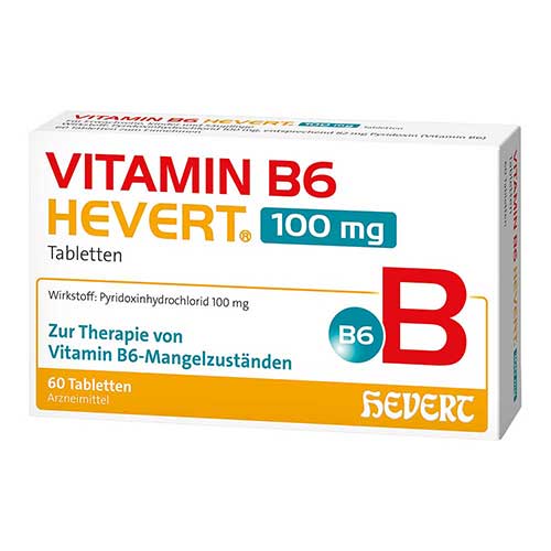 VITAMIN B6 HEVERT 100 mg Tabletten