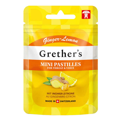 GRETHERS Ginger Lemon zuckerfrei Past.Mini Beutel