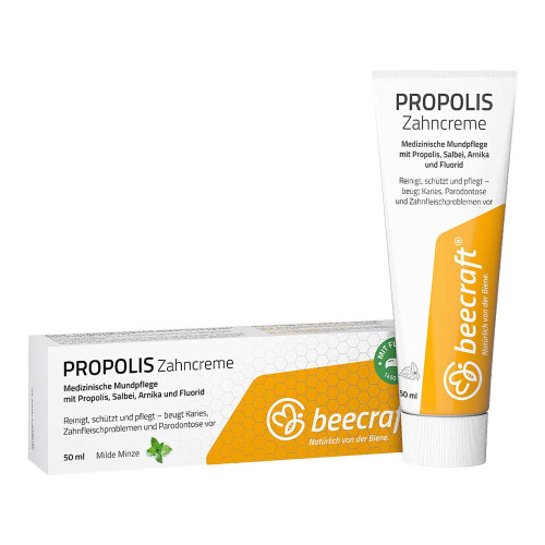 BEECRAFT Propolis Zahncreme Salbei Arnika Fluorid