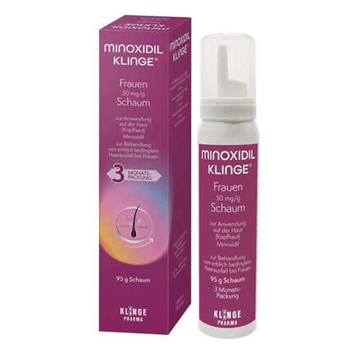 MINOXIDIL Klinge Frauen 50 mg/g Schaum