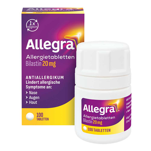 ALLEGRA Allergietabletten 20 mg Tabletten Dose