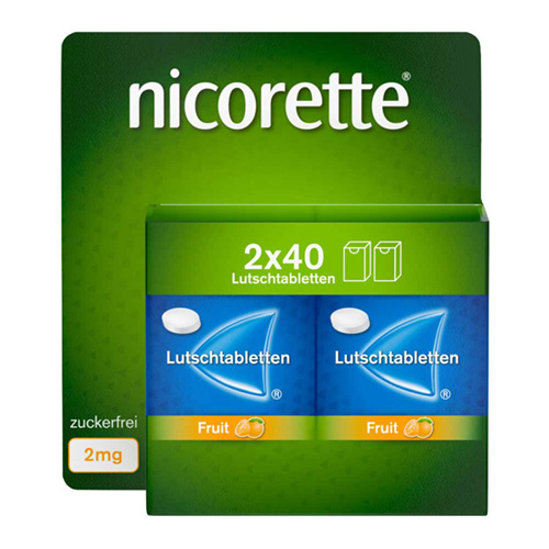 NICORETTE Fruit 2 mg Lutschtabletten gepresst