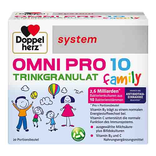DOPPELHERZ Omni Pro 10 family system Trinkgranulat