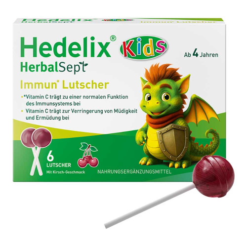 HEDELIX HerbalSept Immun Lutscher Kids