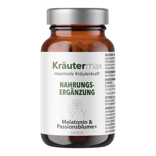 MELATONIN 1 mg & Passionsblume Kapseln