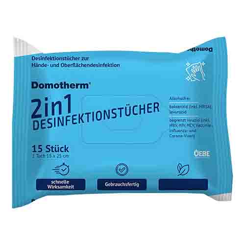 DOMOTHERM 2in1 Desinfektionst&uuml;cher