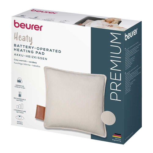 BEURER HK78 Heaty Akku-Heizkissen perlmutt