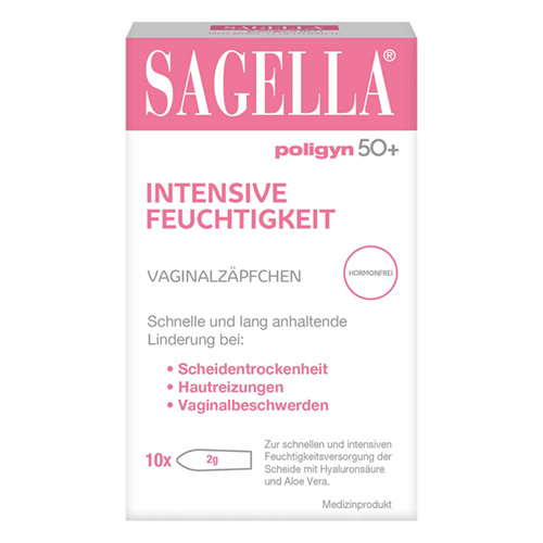 SAGELLA poligyn 50+ intensive Feuchtigkeit Ovula