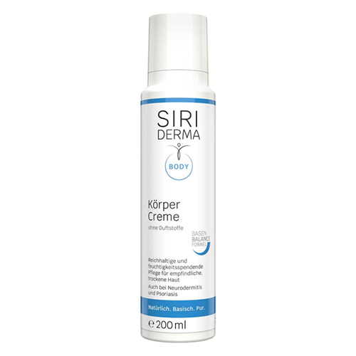 SIRIDERMA K&ouml;rpercreme ohne Duftstoffe